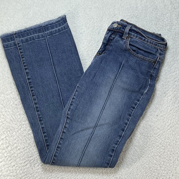 Raw Jeans Womens Size 28 Boot Cut Blue Denim Low Rise Jeans VERY RARE 27x31 USA - Picture 1 of 13